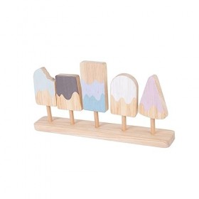 Toyvian Modèle De Crème Glacée en Bois Jeu De Rôle Jouets pour Enfants 1 Set Enfants Jouet Imité Jouet Enfants Jouets Popsicl