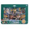 Giochi Preziosi Pinypon Action Figurines Multipack 5 Figurines avec Fonctions Mix&Match et Accessoires