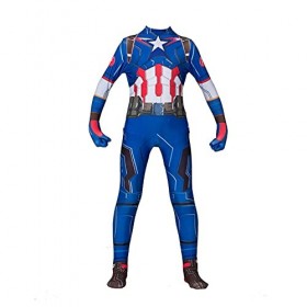 LGYCB Avengers America Costume de captian pour enfant et adulte, déguisement de super-héros pour Halloween, jeu de rôle enfa