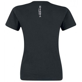 ABYstyle - ABYTEX021 - Death Note - Déguisements et Imitations - T-Shirt Basic Femme L Tribute Black