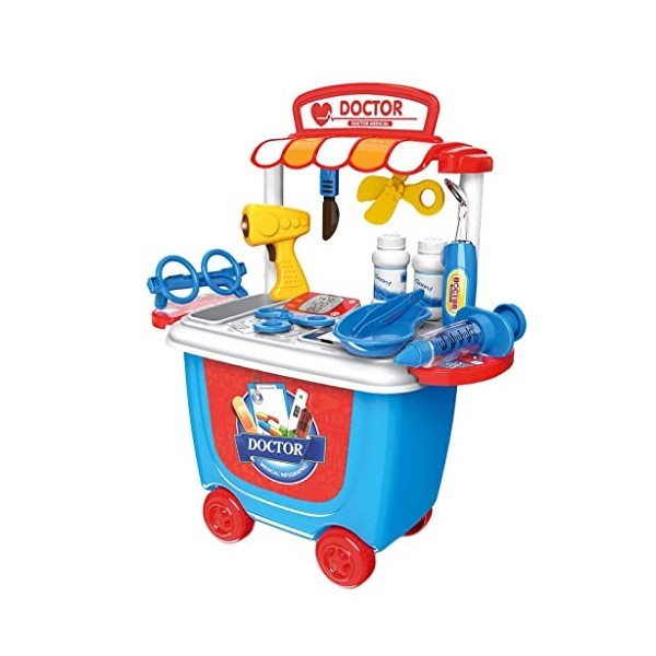 Fonowx Simulation Pretend Toy Set Jouet Cadeau de Noël, Médecin