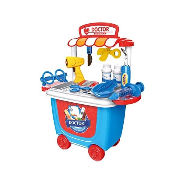 Fonowx Simulation Pretend Toy Set Jouet Cadeau de Noël, Médecin