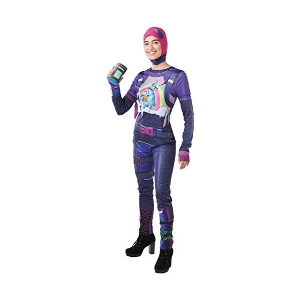 Rubies Costume officiel Fortnite Brite Bomber pour femme, taille 34, peau de jeu