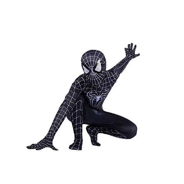 Costume Spiderman, pour enfant, combinaison de super-héros 3D, pour garçon, fille, cosplay, Halloween, Noël, carnaval, fête,