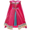 B&M Déguisement Robe de Aladdin Princesse Jasmine pour Enfants Filles - Cosplay Costume De Carnaval dhalloween 5-6 Ans