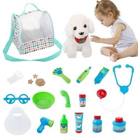 Hongjingda jeu rôle vétérinaire pour enfants - Jouet pour chien - pédiatre amusant et éducatif pour jeux rôle, cosplay