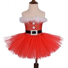 IMEKIS Déguisement Halloween Citrouille Fille Fantaisie Âge de Pierre Cavegirl Robe Princesse Noël père Noël Renne Girafe Tul