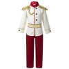 Freebily Enfant Garçon Halloween Déguisement Prince Roi Costume Couronne Cape Prince Roi Canne Chaussettes Ensemble Carnaval 