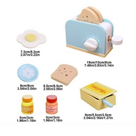 Sesoanger Jouets De Grille-Pain, Jouet en Bois pour Grille-Pain, Cuisine pour Enfants, Jouets De Cuisine pour Enfants, pour L