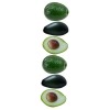 Garneck 12 Pièces Imitation Avocat Avocat Artificiel Accessoire Avocat Fruit Avocat Mini Décor Mini pour Enfants Simulation A