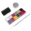 minkissy Effet Spécial Maquillage Cire Costume Flash Peinture Pour Le Visage Pour Enfants Kit Halloween Peinture Pour Le Visa