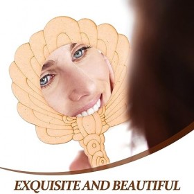 TOYANDONA 9 Pcs Petit Miroir Fait Main Pirinola Voyage Miroir Princesse Kit Miniture Décoration Pochoirs pour Enfants Jouet p