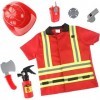 lopituwe 1 Ensemble Costumes pour Enfants Outils de Pompier Accessoires de Jeu de rôle intéressant Jouet Maison approvisionne