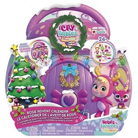 CRY BABIES MAGIC TEARS Calendrier de l’Avent de Rosie | Calendrier de Noel avec 1 poupée exclusive Rosie + 1 animal de compag