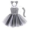 Filles Animal Costume de Cosplay Princesse Fantaisie Halloween Habiller Chat Mouton Singe Lion Renard Robe Robe en Tulle avec