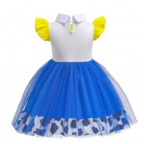 Lito Angels Deguisement Robe Jessie pour Bebe Fille, Anniversaire Fete Carnaval Costume Coton Casual Ete, Taille 6-12 mois é