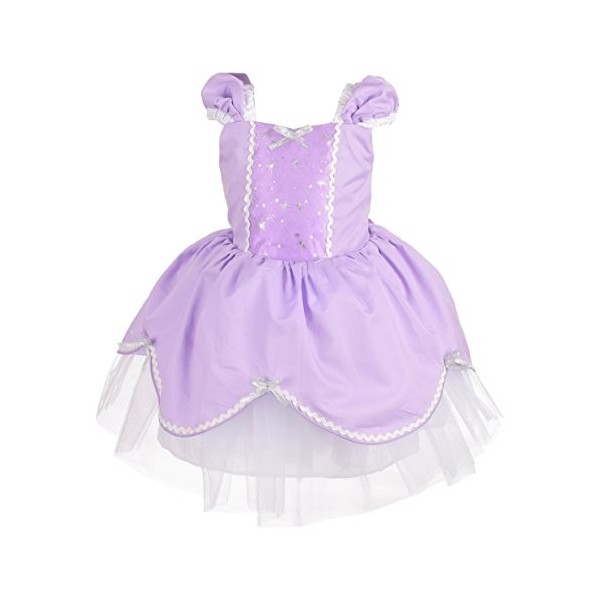 Lito Angels Deguisement Robe Belle au Bois Dormant Princesse Aurore Bebe Fille, Anniversaire Fete Carnaval Costume Casual Ete