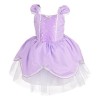 Lito Angels Deguisement Robe Belle au Bois Dormant Princesse Aurore Bebe Fille, Anniversaire Fete Carnaval Costume Casual Ete