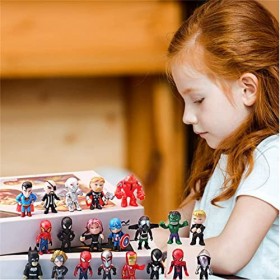 HJKLL Calendrier De Lavent 2021 - Jouets De Noël avec Boue, Jouets Mollusk Avengers - Figurines De Dinosaure Et Danimaux De L