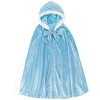 Cape longue à capuche en velours pour fille Déguisement Princesse Elsa pour Halloween, fête, cosplay Tenue dhiver - Jaune - 