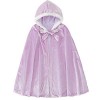 Cape longue à capuche en velours pour fille Déguisement Princesse Elsa pour Halloween, fête, cosplay Tenue dhiver - Jaune - 