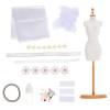 TOYANDONA 1 Jeu Paquet De Matériel De Jupe De Gaze Vêtements De Poupée Kit De Création De Mode pour Filles Conception De Robe