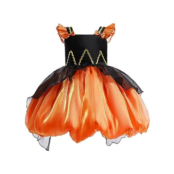 Xiaojiu DéGuisement Enfant Fille Deguisement Malefique Enfant,Costum Carnaval 10 Ans Robe Cendrillon Fille Costume Enfant Jup