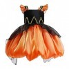 Xiaojiu DéGuisement Enfant Fille Deguisement Malefique Enfant,Costum Carnaval 10 Ans Robe Cendrillon Fille Costume Enfant Jup