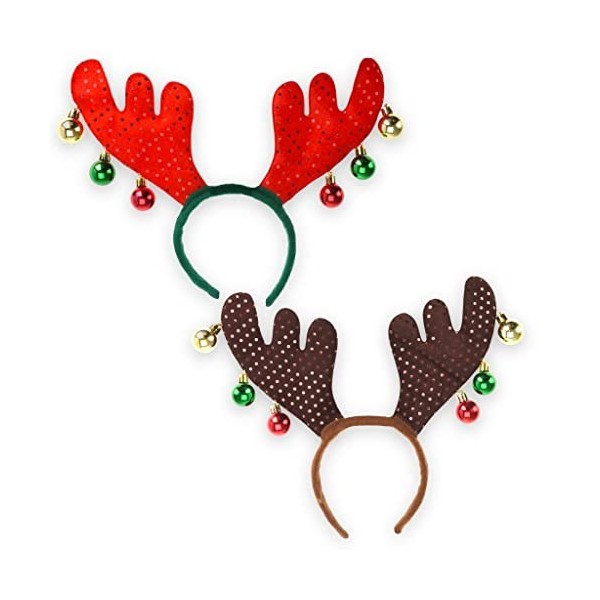 XMAS Lot de 6 accessoires pour cheveux de Noël et de Noël