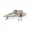 Bizak Star Wars Micro Galaxy Squadron V-Wing Starfighter 62610041 Véhicule de Classe légère avec 2 Figurines de 2,5 cm