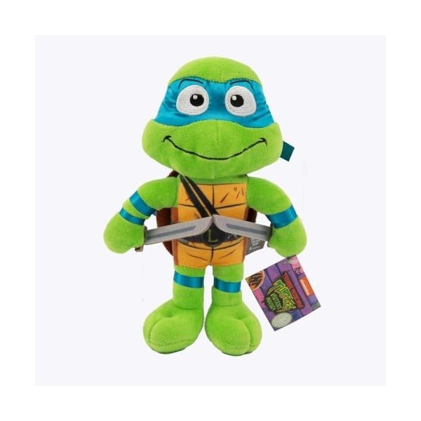 Grandi Giochi - Tortues Ninja : Chaos Mutant, Peluche Douce 42 cm, 4 Personnages Assortis - TU816000