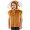 Charlie Crow Brown Rabbit Costume for kids one size 3-9 Years