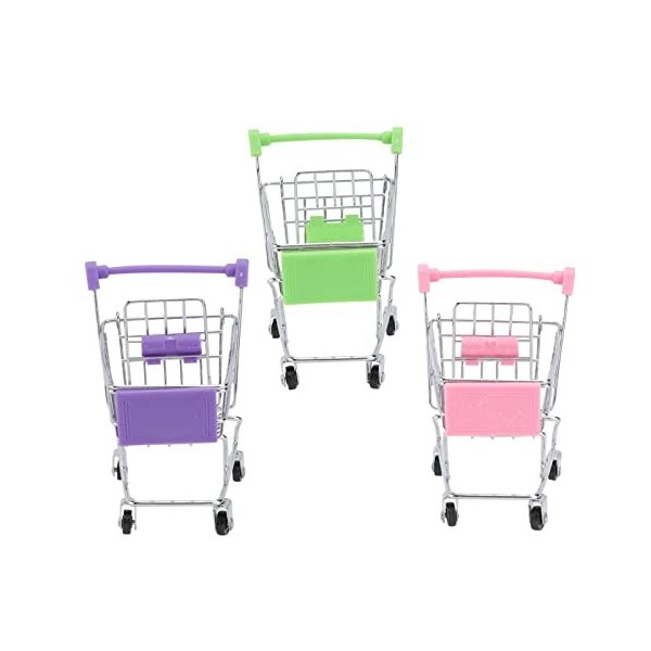 SAFIGLE 6 Pièces Mini Jouet Jouets De Bureau Enfants Ensemble De Jeu Kidcraft Ensemble De Jeu Enfants Panier Enfants Chariot 