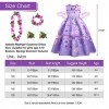 M MUNCASO Isabella Princesse Robe pour Enfants,Encanto Isabella Mirabel Déguisement Fille Costume Robe Cosplay Déguisement po