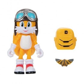 Sonic the Hedgehog 2 Movie - 41498 - Figurine articulée 10cm - Tails + Sac à Dos et Accessoire ailé