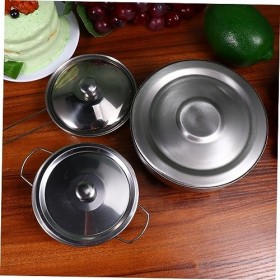 ibasenice 1 Ustensiles De Cuisine en Acier Inoxydable pour Tout-Petits Ensemble De Jeu pour Enfants en Bas Âge Ensemble De Je