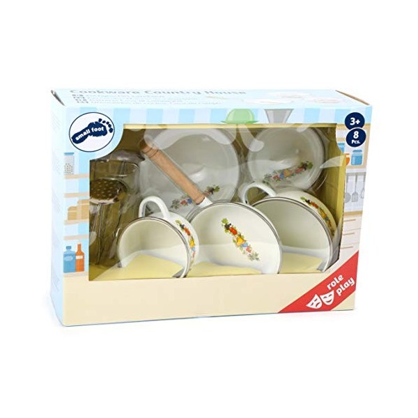 Small foot company - 8957 - Jeu Dimitation - Cuisine - Casseroles - Maison De Campagne