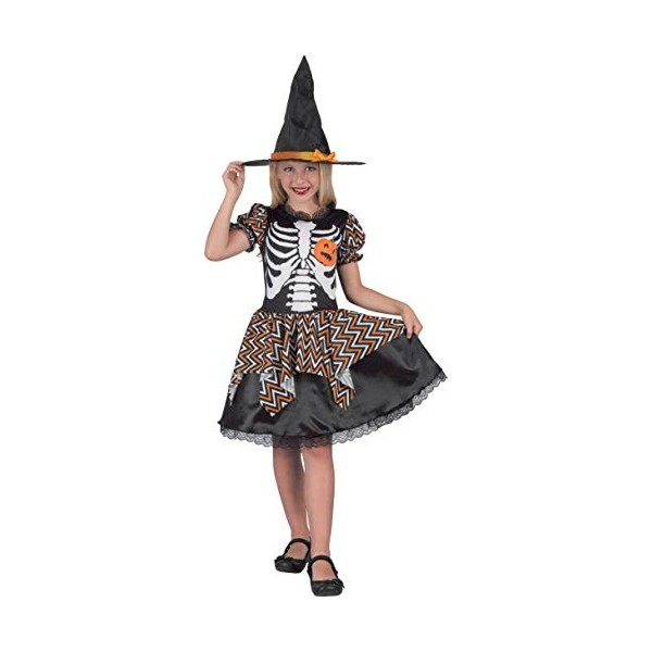 Ciao- Sorcière Skully costume déguisement fille Taille 8-10 ans 