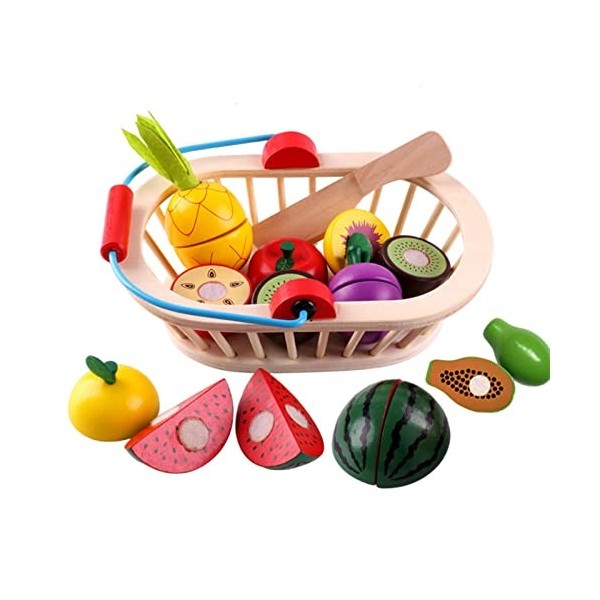 jianpan jeu cuisine et découpe en bois pour tout-petits, jouets alimentaires, accessoires cuisine, apprentissage éducatif cui