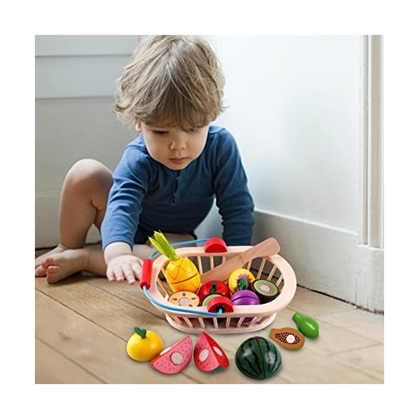 jianpan jeu cuisine et découpe en bois pour tout-petits, jouets alimentaires, accessoires cuisine, apprentissage éducatif cui