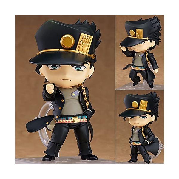 WSNDY Anime Figurine pour JoJos Bizarre Adventure Stardust Crusaders, Kujō Jōtarō Nendoroid Action Figure Character Model St