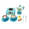 PlaySet pour Petites Filles Modèle Musical Dessert Cafetière Semblant Jouet Jeu Rôle Jouet Simulation Après-midi Café Jeu Rôl