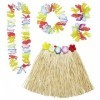 shoperama Hawaiian Costume Ladies Fancy Dress Party Hawaiian Hula Skirt Lei Bracelets Beach Jewellery