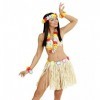 shoperama Hawaiian Costume Ladies Fancy Dress Party Hawaiian Hula Skirt Lei Bracelets Beach Jewellery