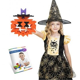 Incastro - La Citrouille Jack - Halloween, Unique Brique, Jeux éducatifs pour Enfants 5, 6, 7, 8, 9, 10, 11, 12 Ans, Inspiré 