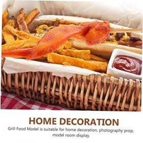 Totority 3 Ensembles De Brochettes De Barbecue De Simulation Jouets Alimentaires en Plastique Modèles en Plastique Jeux en Pl