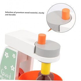 Toyvian 1 Ensemble Crème Mélangeur Enfants Jouets Éducatifs en Bois Ustensiles De Cuisine Enfants Mélangeur Appareils De Cuis