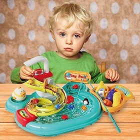 GIMOCOOL Jouer Évier | Évier de Jeu Multifonctionnel pour | Aucun Enfant de Fuite ne Fait Semblant de Jouer à des Jouets dév