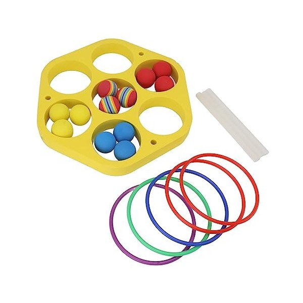 Jeu de Lancer danneau de Piscine, Cercle Hexagonal léger de Jouet de Jeu de Piscine danneau dEVA pour la Partie extérieure