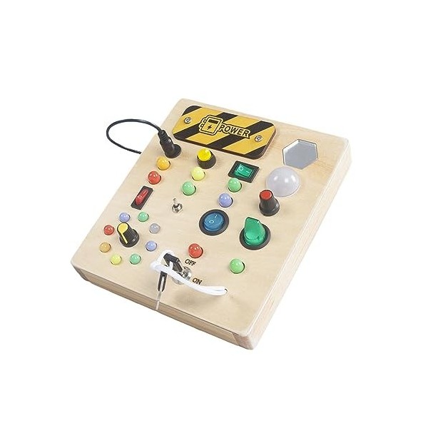 predolo Switch Busy Board Jouet Montessori, jeu de rôle, motricité fine, jouet de voyage pour la maternelle, cadeaux dannive